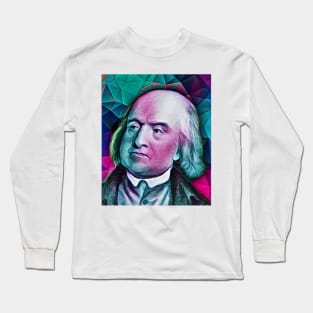 Jeremy Bentham Portrait | Jeremy Bentham Artwork 4 Long Sleeve T-Shirt